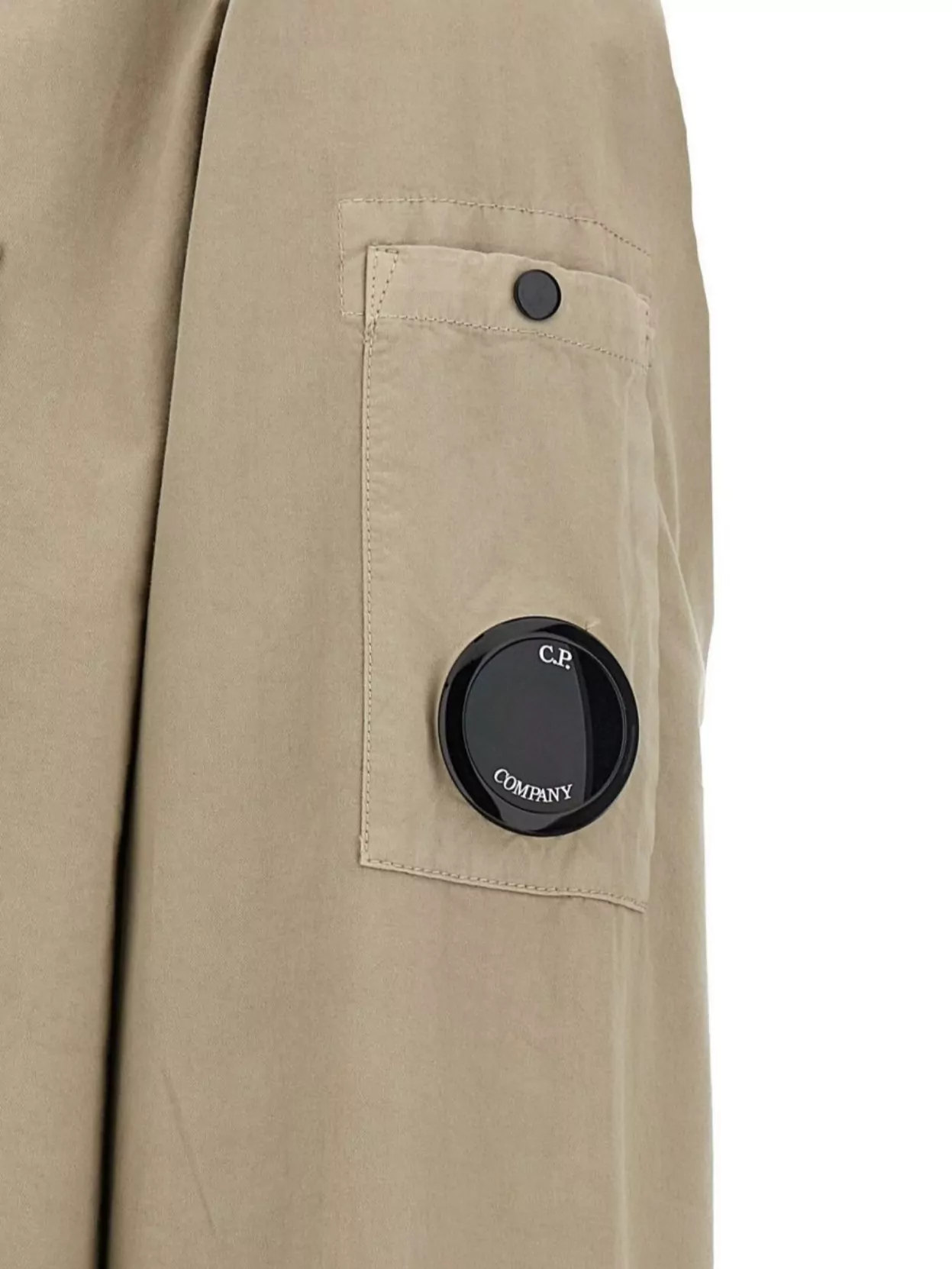 C.p. Company Cotton Overshirt With Chest And Sleeve Pockets