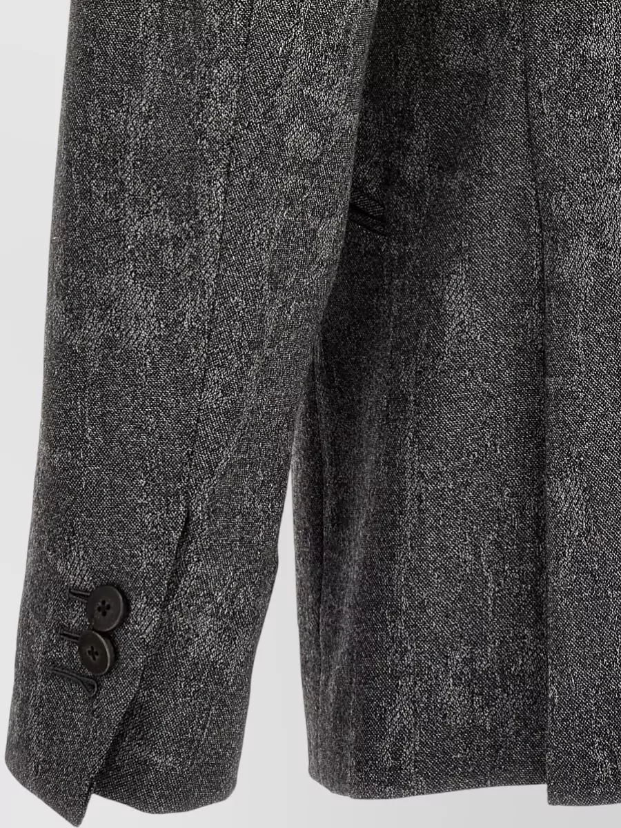 Maurizio Miri Wool Double-Breasted Blazer