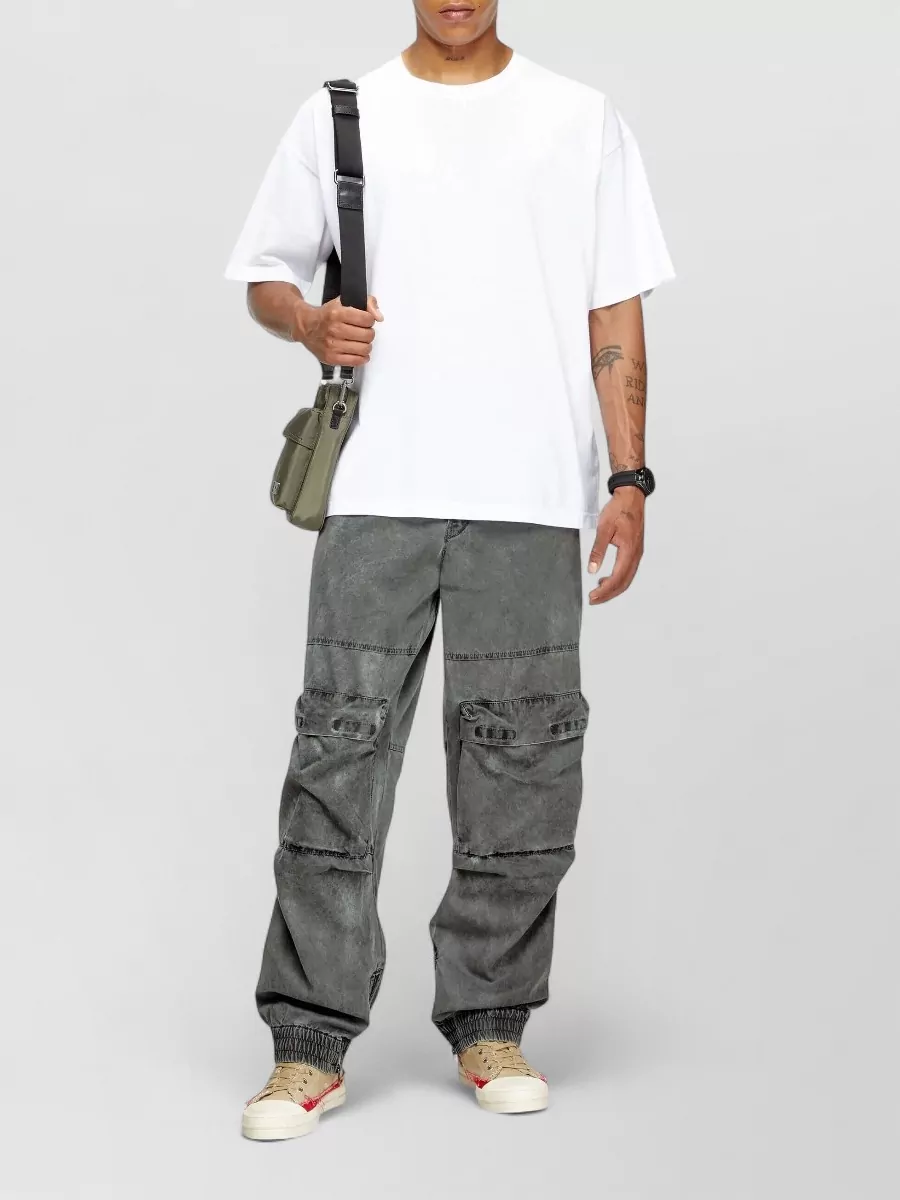 Diesel Short Sleeve Graphic Print Crew Neck T-Shirt