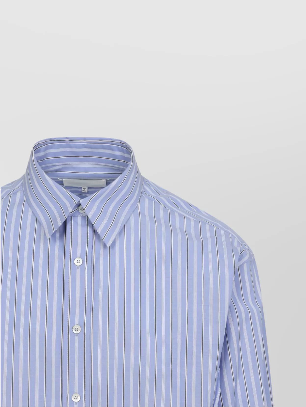 Maison Margiela Long Sleeve Striped Button-Down Shirt