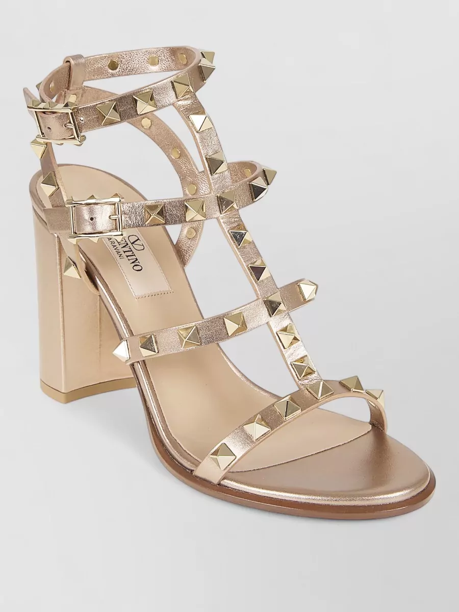 Valentino Garavani Leather Rockstud Sandals