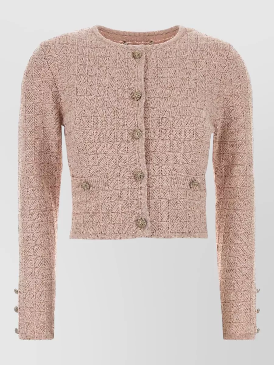 Alessandra Rich Bouclé Cardigan