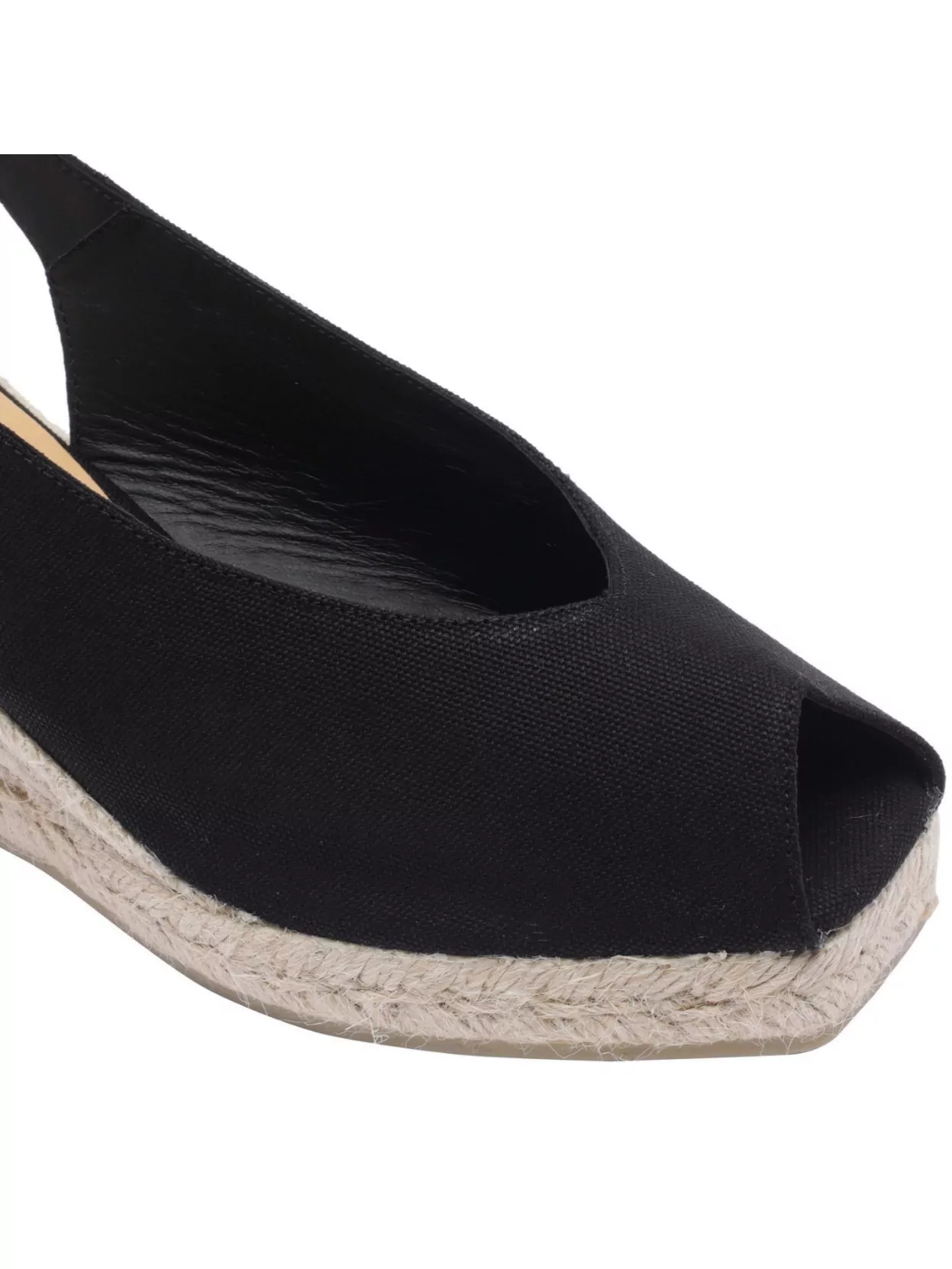 Shop Castaã±er Round Toe Wedge Heel Sandals