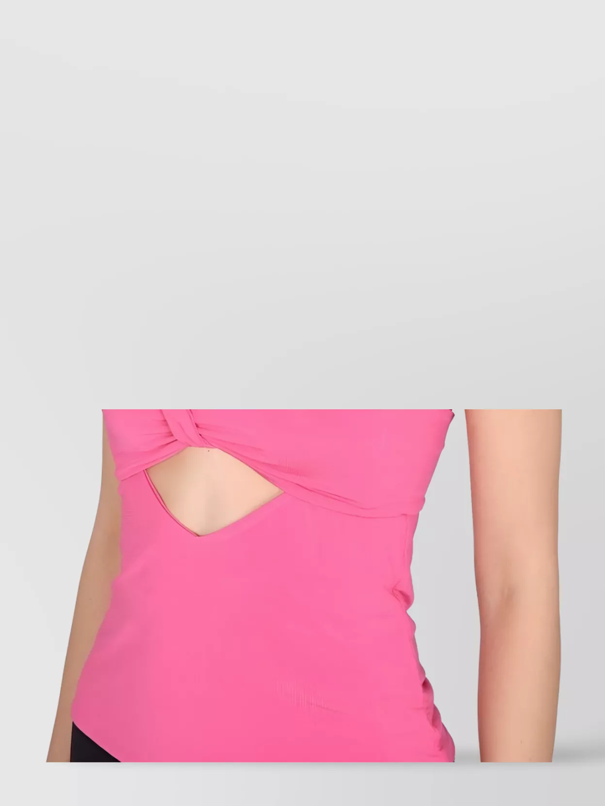 Ambush Cut Out Sleeveless V-Neck Top
