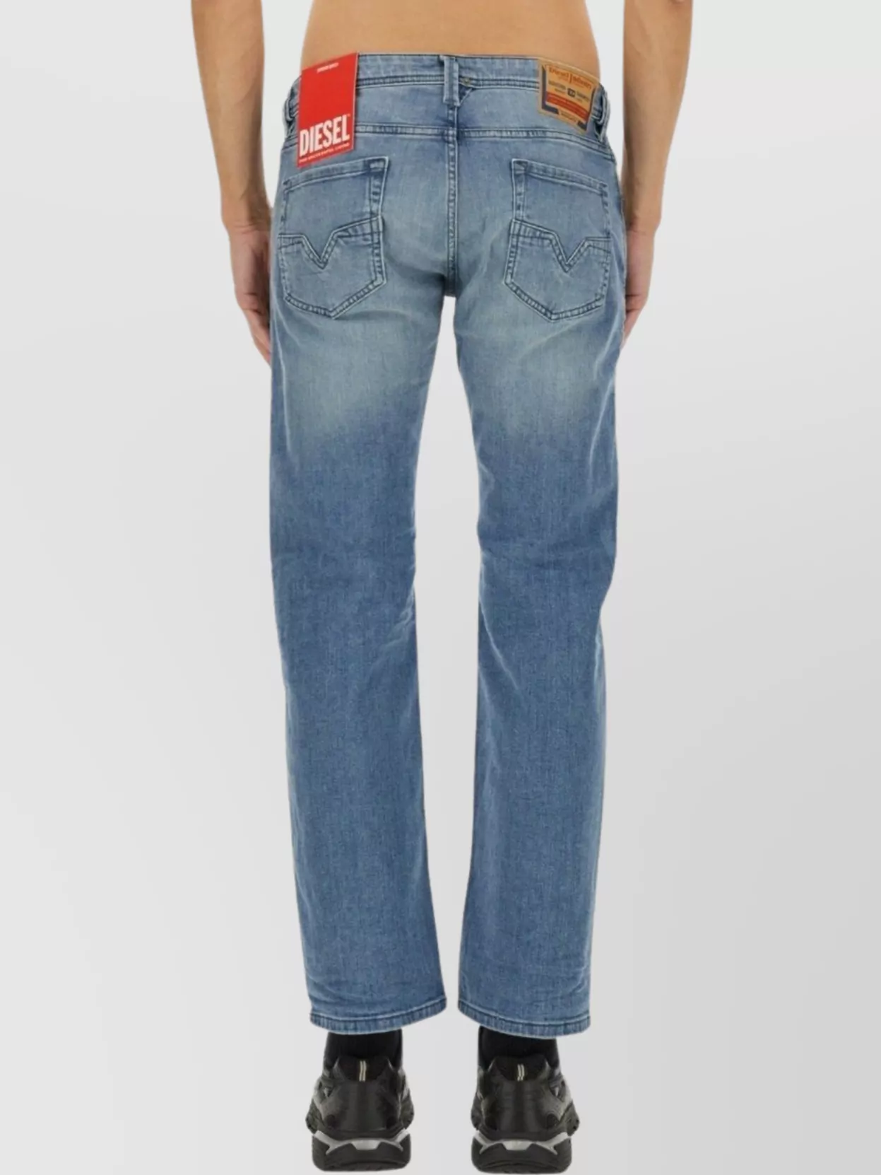 Diesel 1985 Larkee Jeans Belt Loops Faded