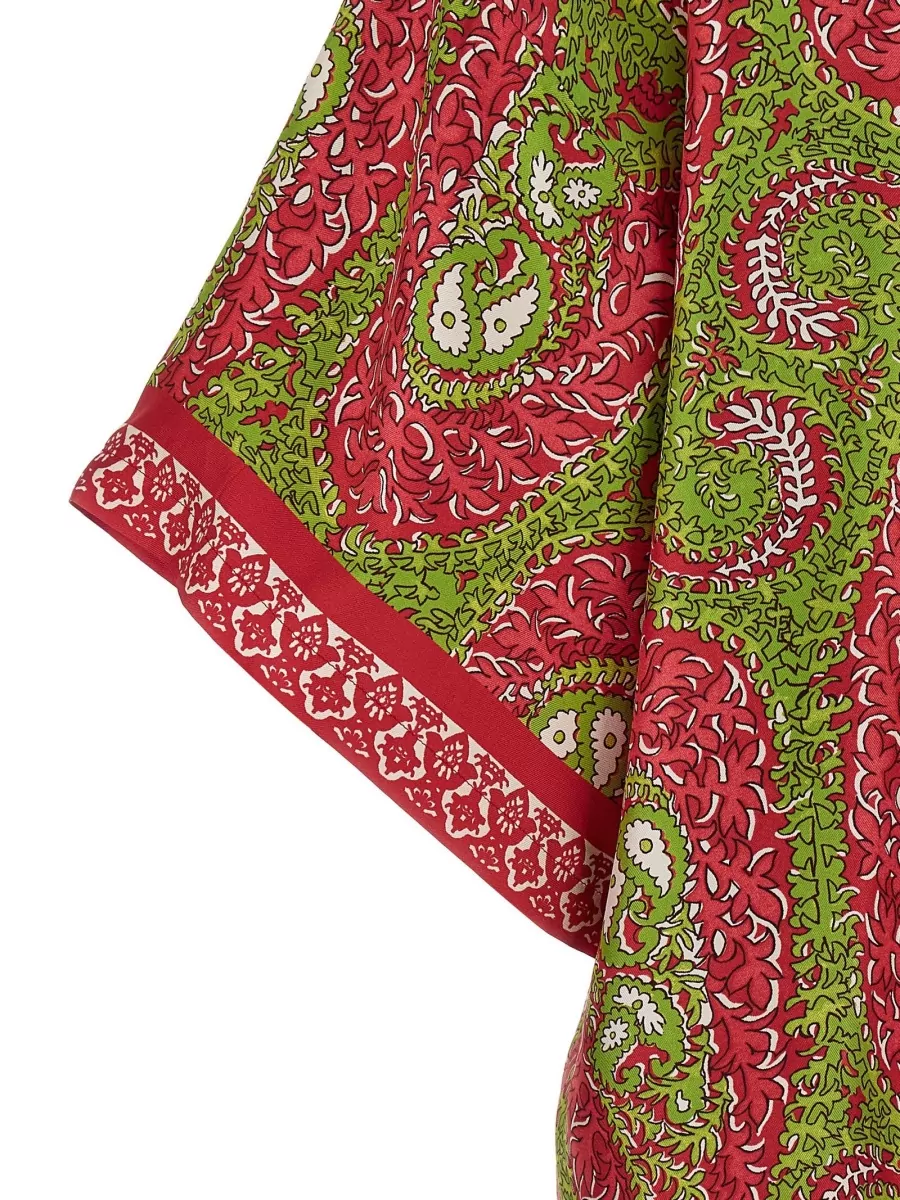 Etro Paisley Foliage Open Front Knitwear Piece