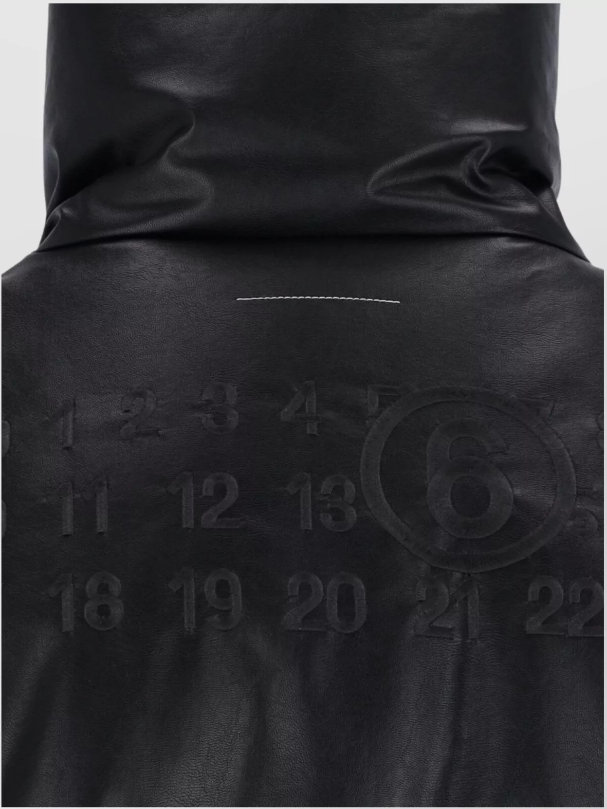 Mm6 Maison Margiela Quilted High Collar Jacket With Side Pockets