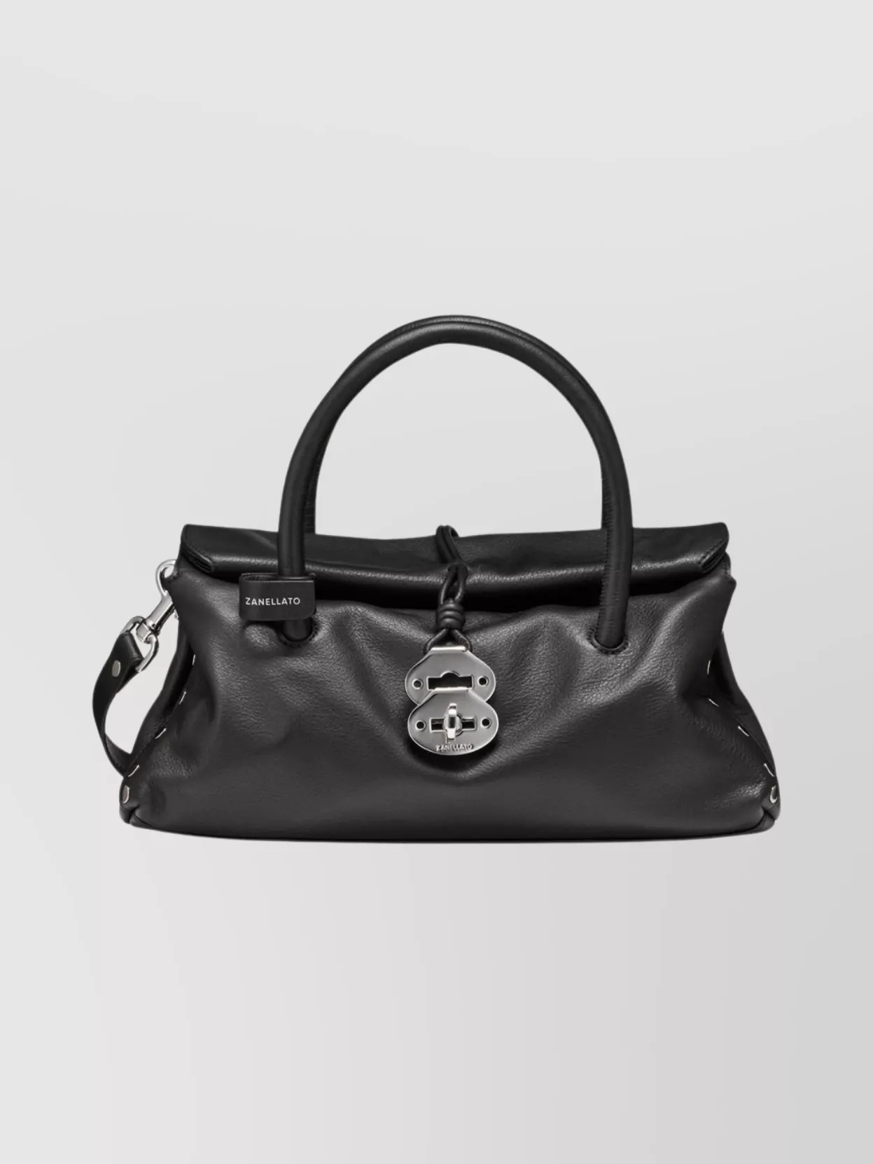 Zanellato Small Handmade Leather Shoulder Bag