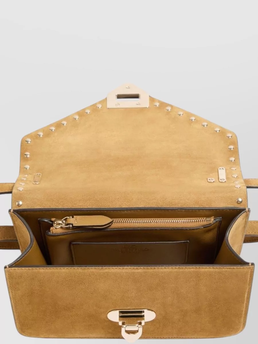 Valentino Garavani Rockstud Spike Leather Cross-Body Bag