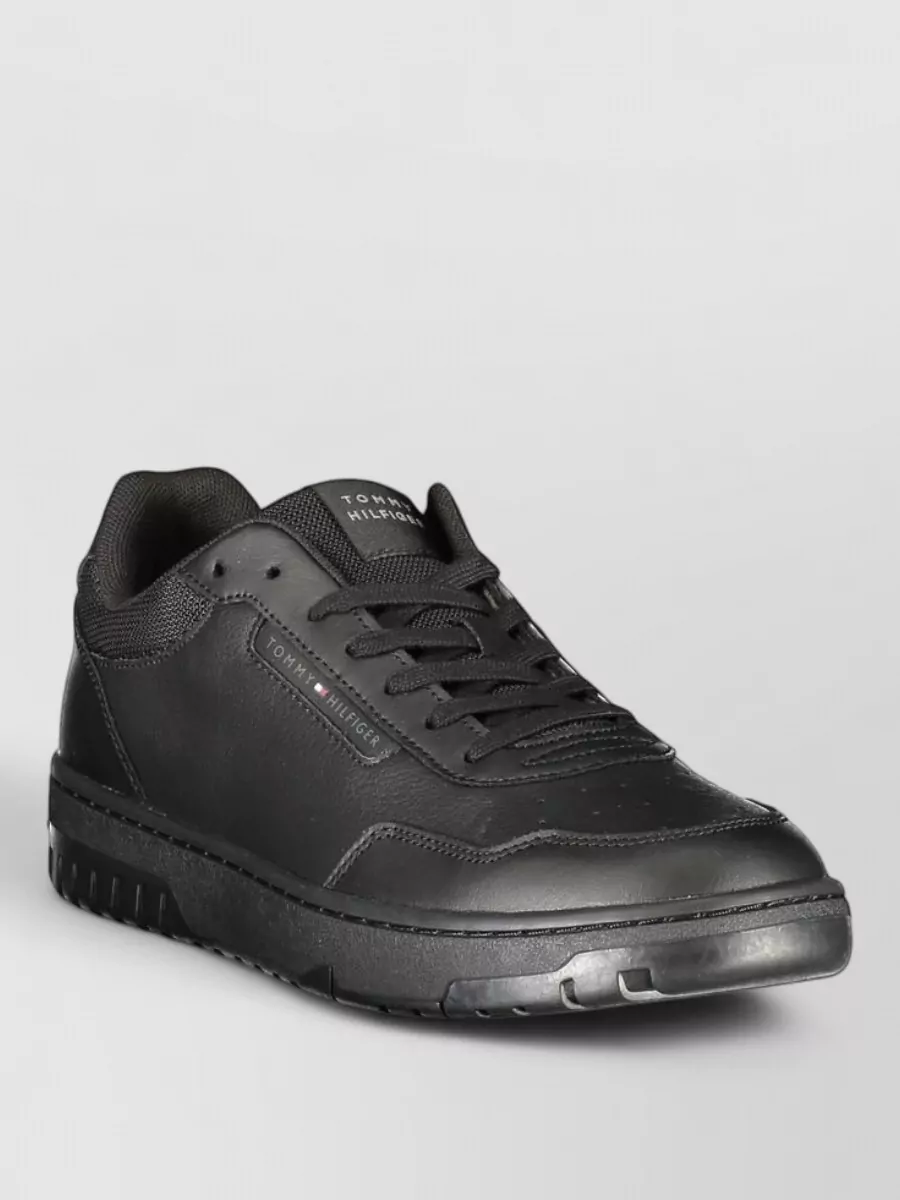 Tommy Hilfiger leather lace-up sneakers