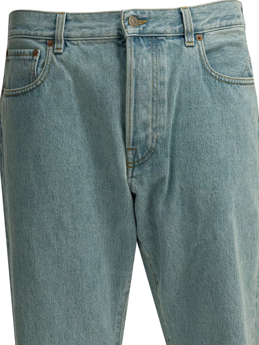 Valentino Denim Straight-Leg Trousers