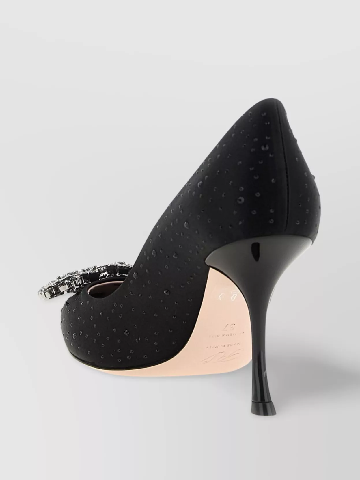 Roger Vivier "Textured Blossom Embellished" Pumps