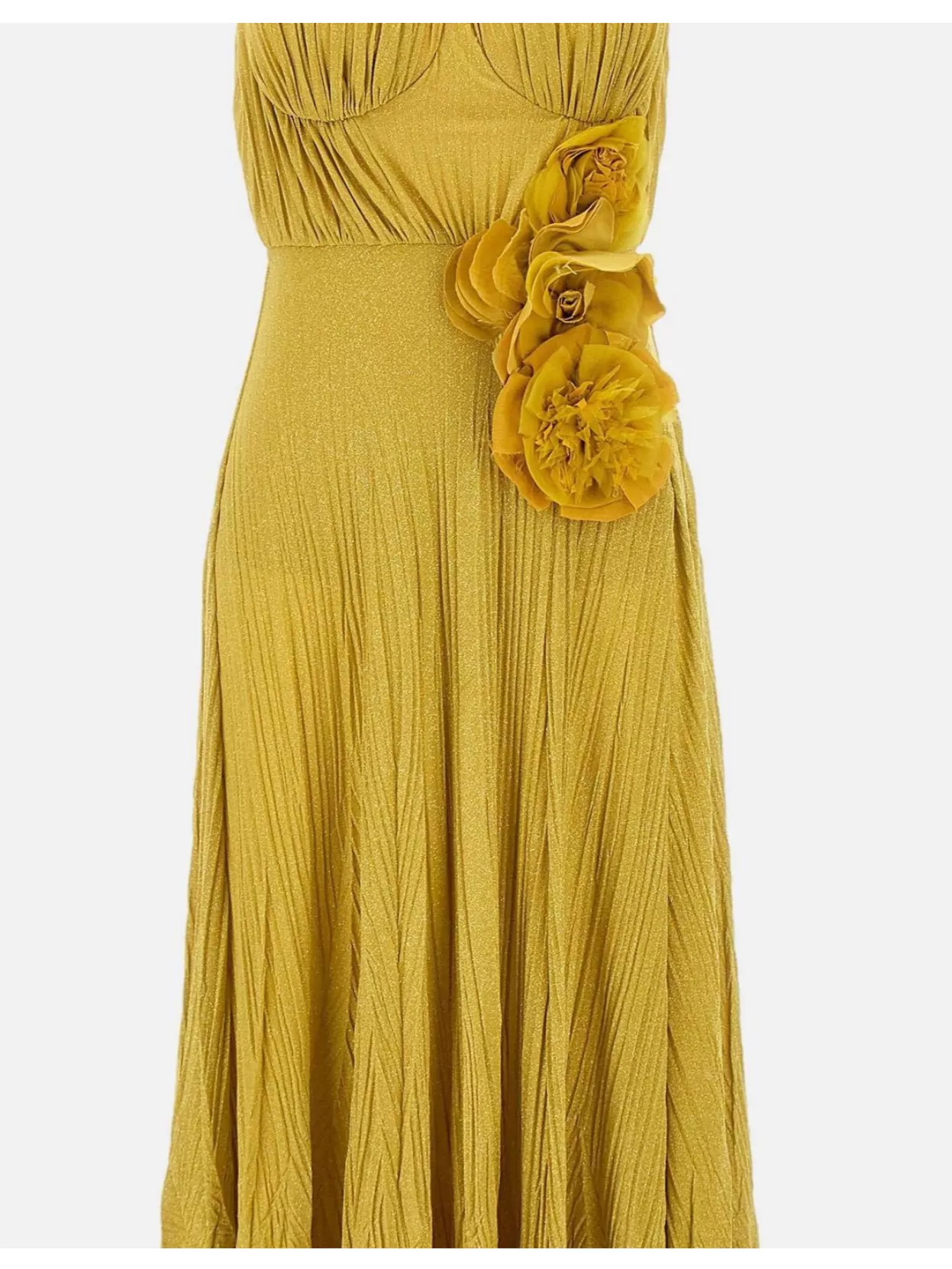 Elisabetta Franchi Lurex Stretch Evening Dress