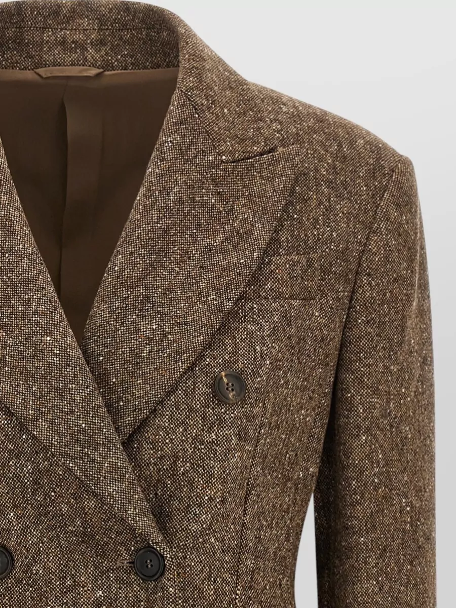 Brunello Cucinelli Wool Double-Breasted Blazer