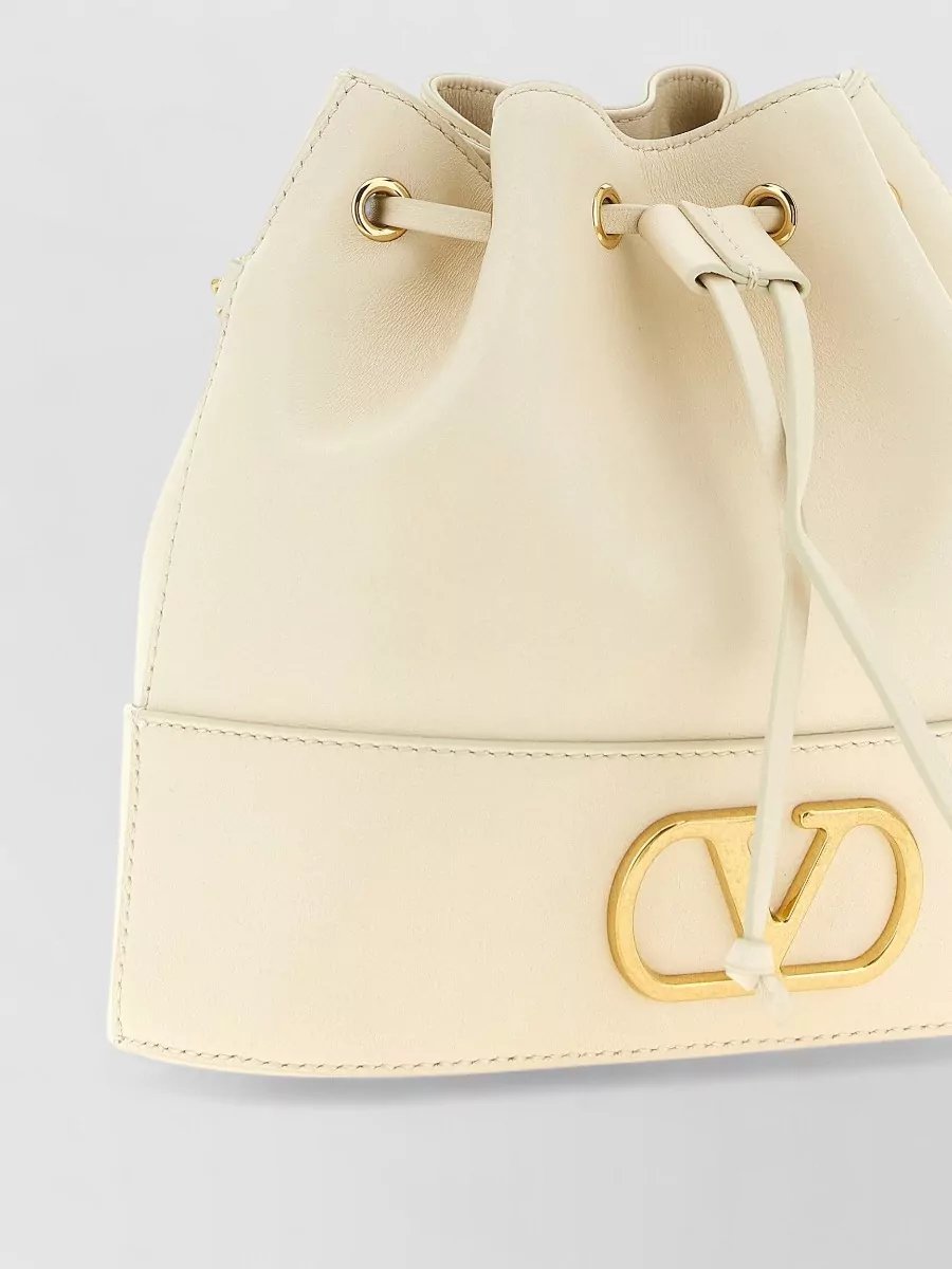 Valentino Garavani Vlogo Signature Mini Leather Bucket Bag