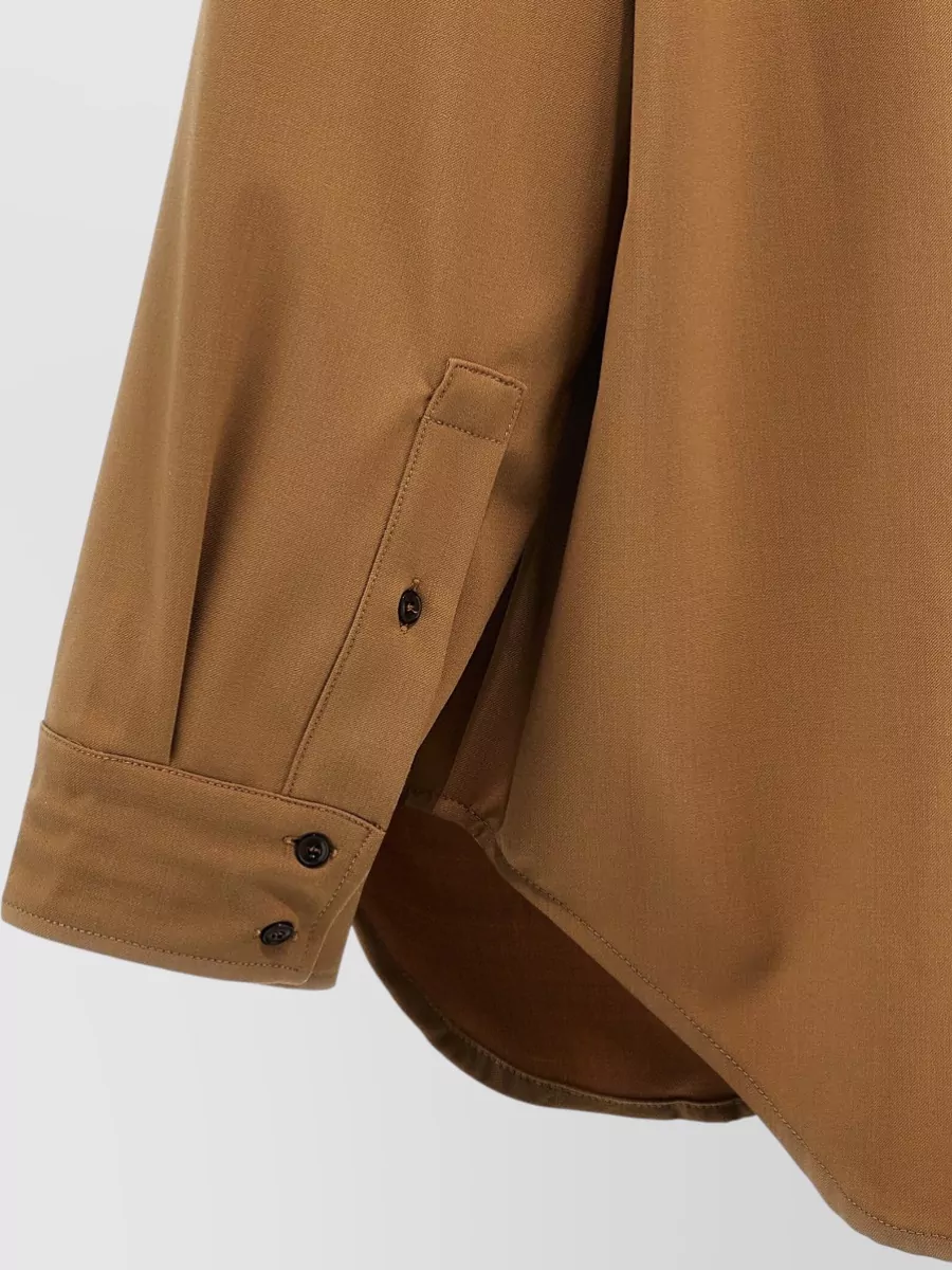 Thelatest Wool-Blend Long-Sleeve Shirt