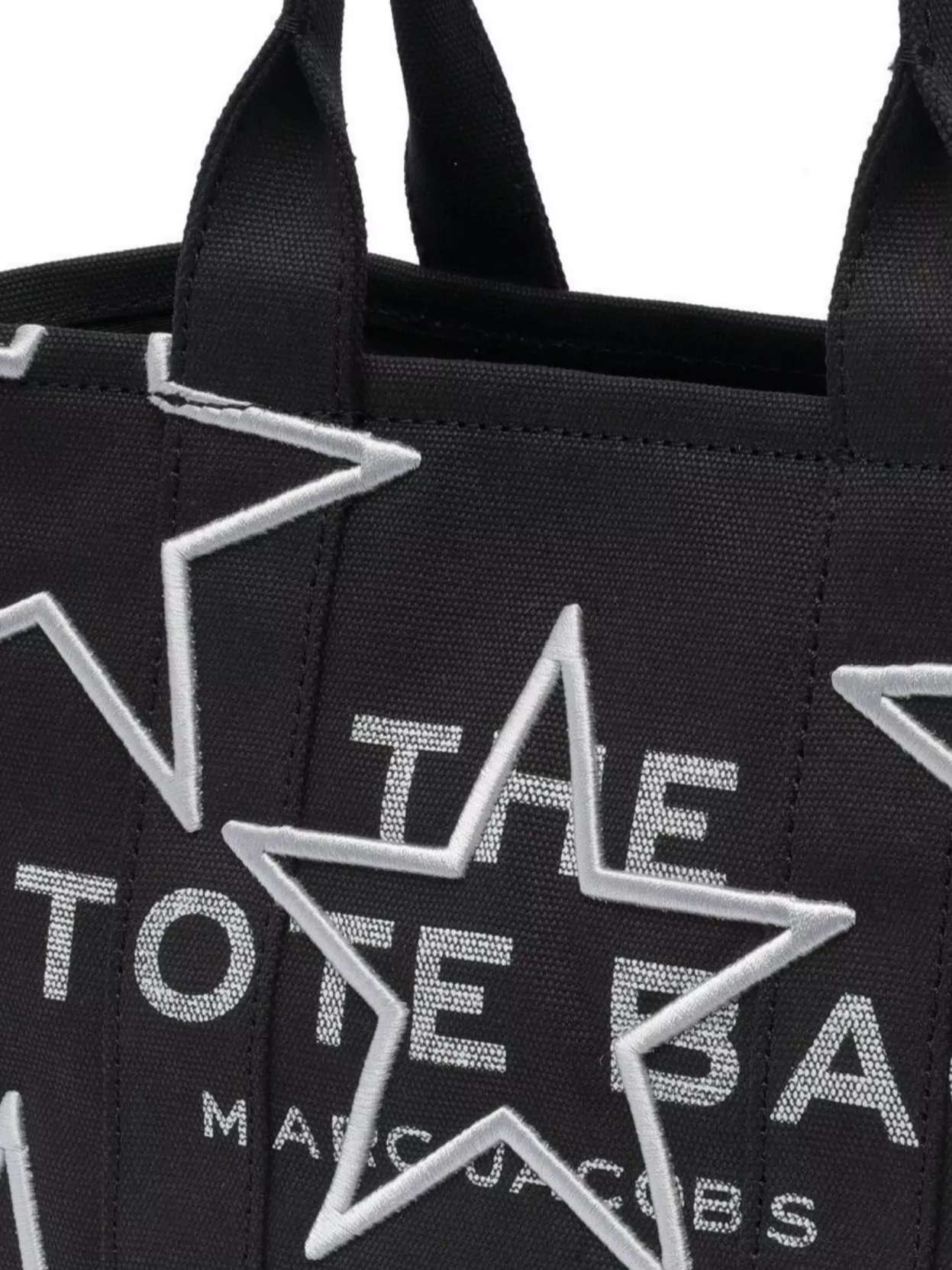 Marc Jacobs Star Canvas Small Tote Bag With 2 Handles