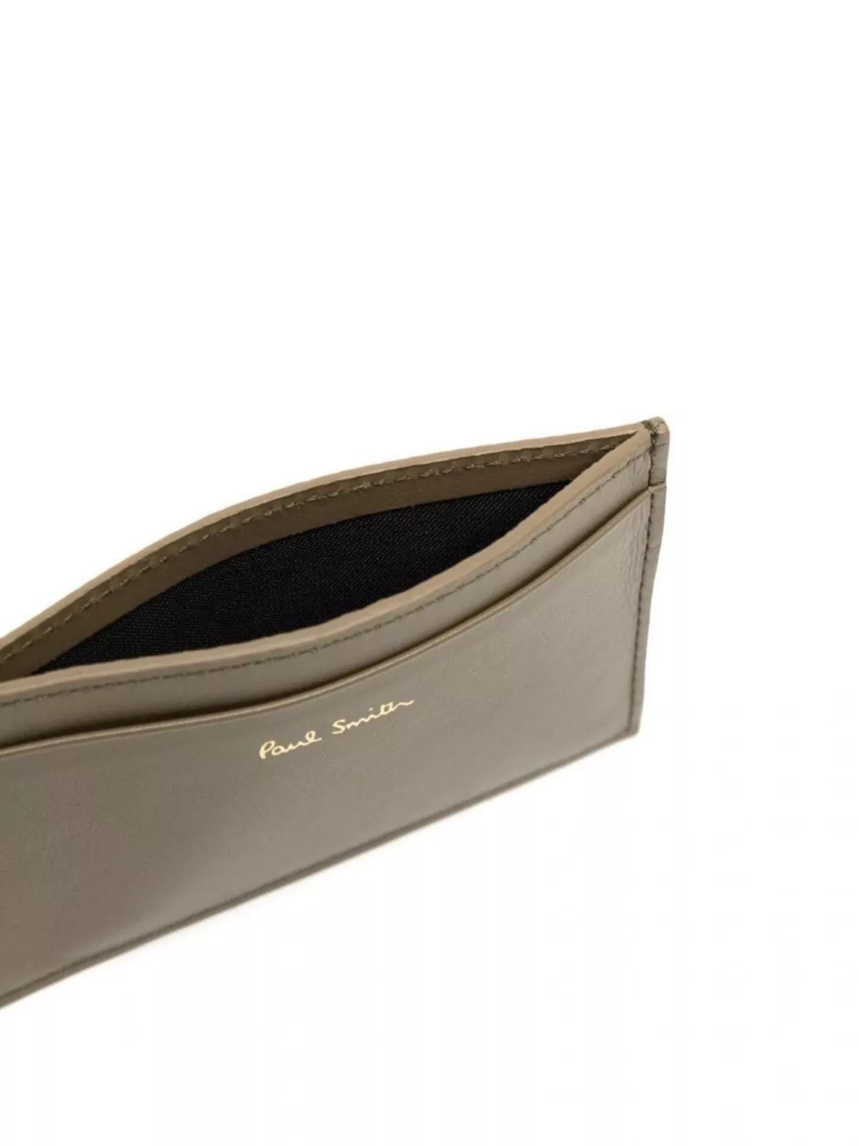 Paul Smith Striped Leather Wallet With Multicolor Textured Stripes In Neutrals