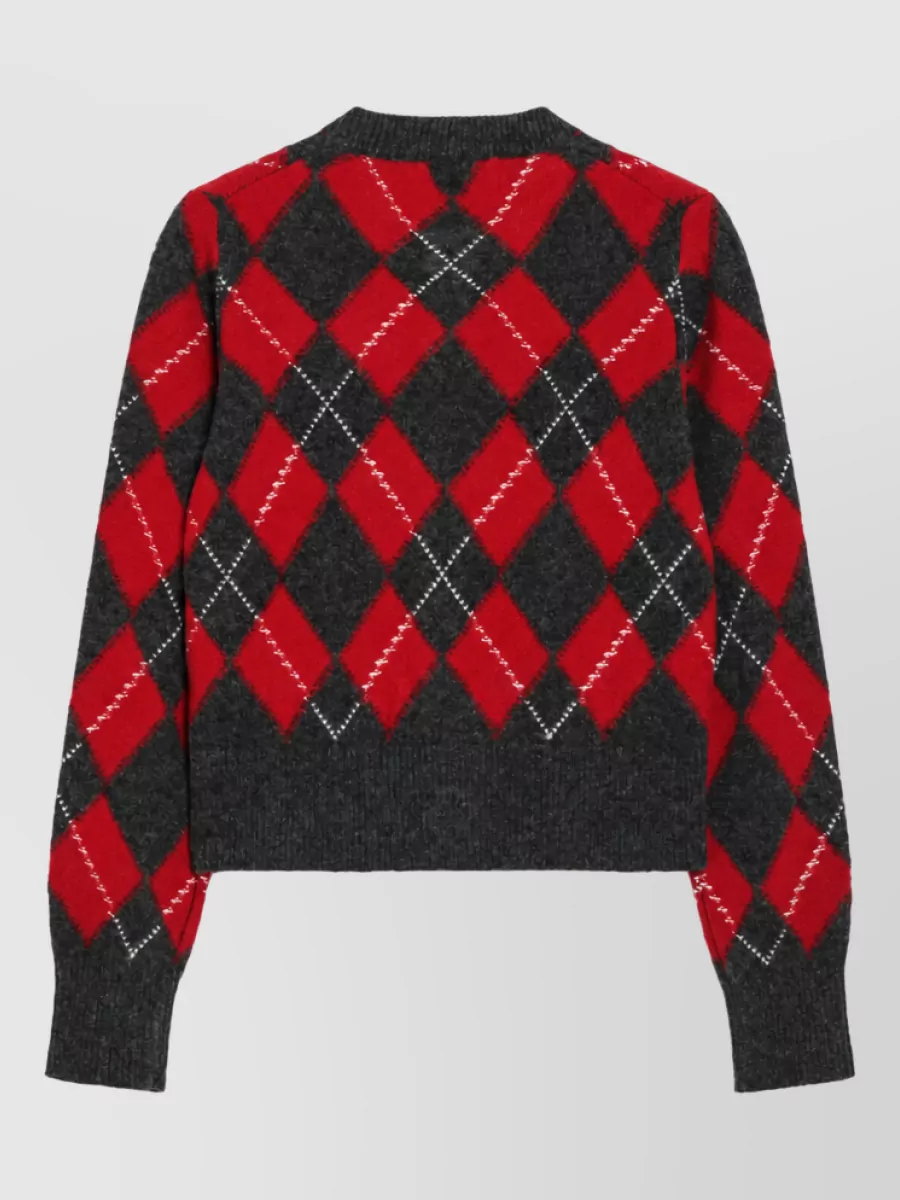 Ami Paris Wool Cardigan