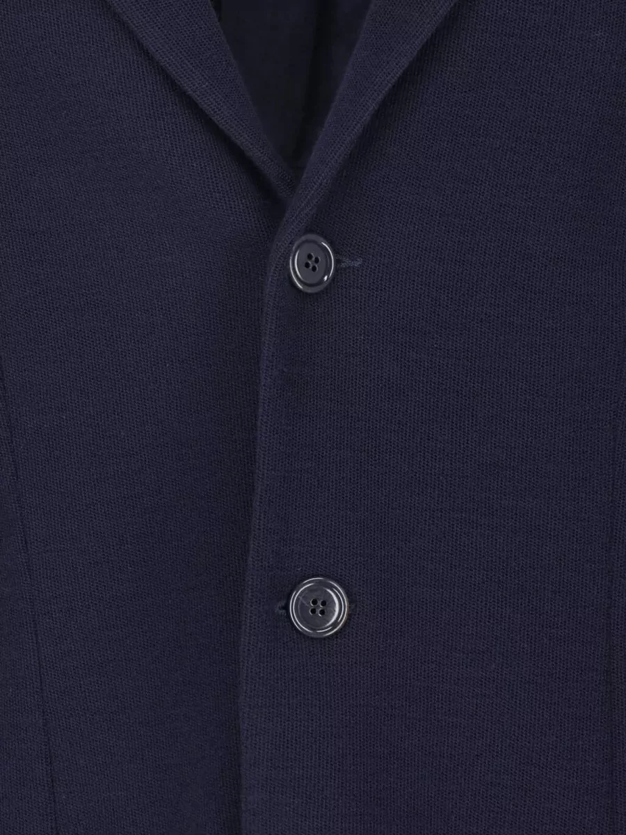 Giorgio Armani Virgin Wool Single Breasted Coat