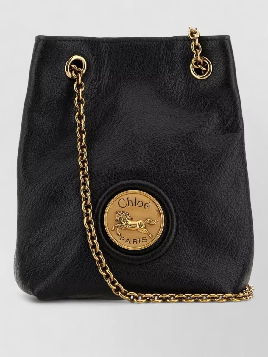 Chloé Chain Horse Leather Shoulder Bag