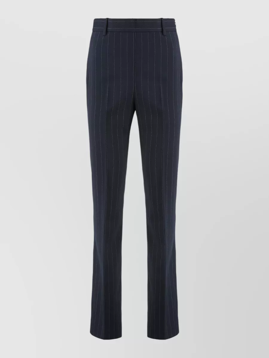 Pinko pinstriped straight leg suit trousers