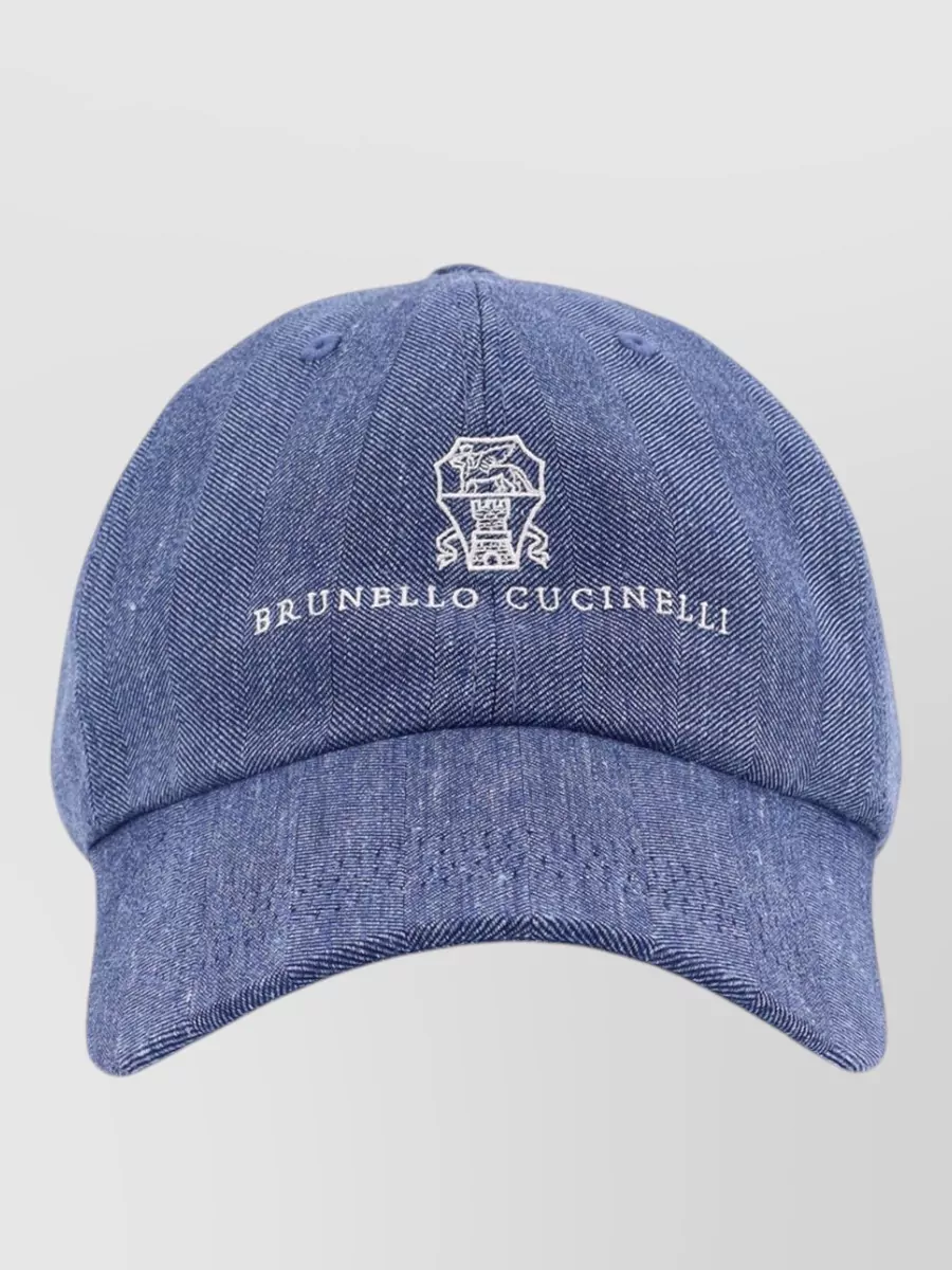 Brunello Cucinelli Linen Blend Cap