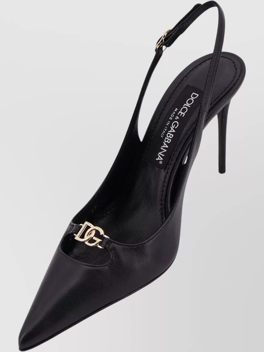 Dolce&Gabbana Leather Slingback Pumps