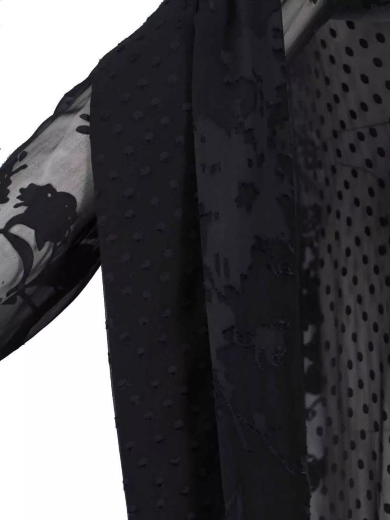 Marine Serre Floral And Polka Dot Knee Length Dress
