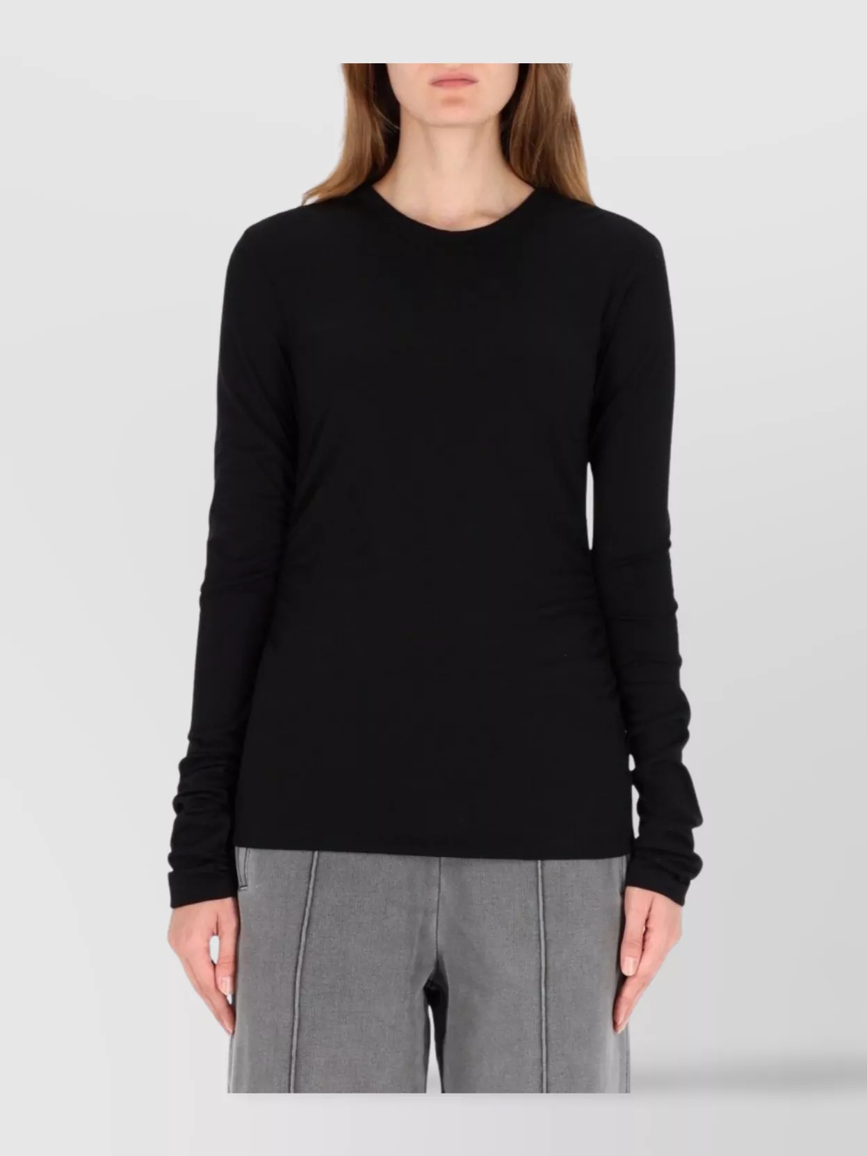 Our Legacy Long Sleeve Crew Neck Fitted Top