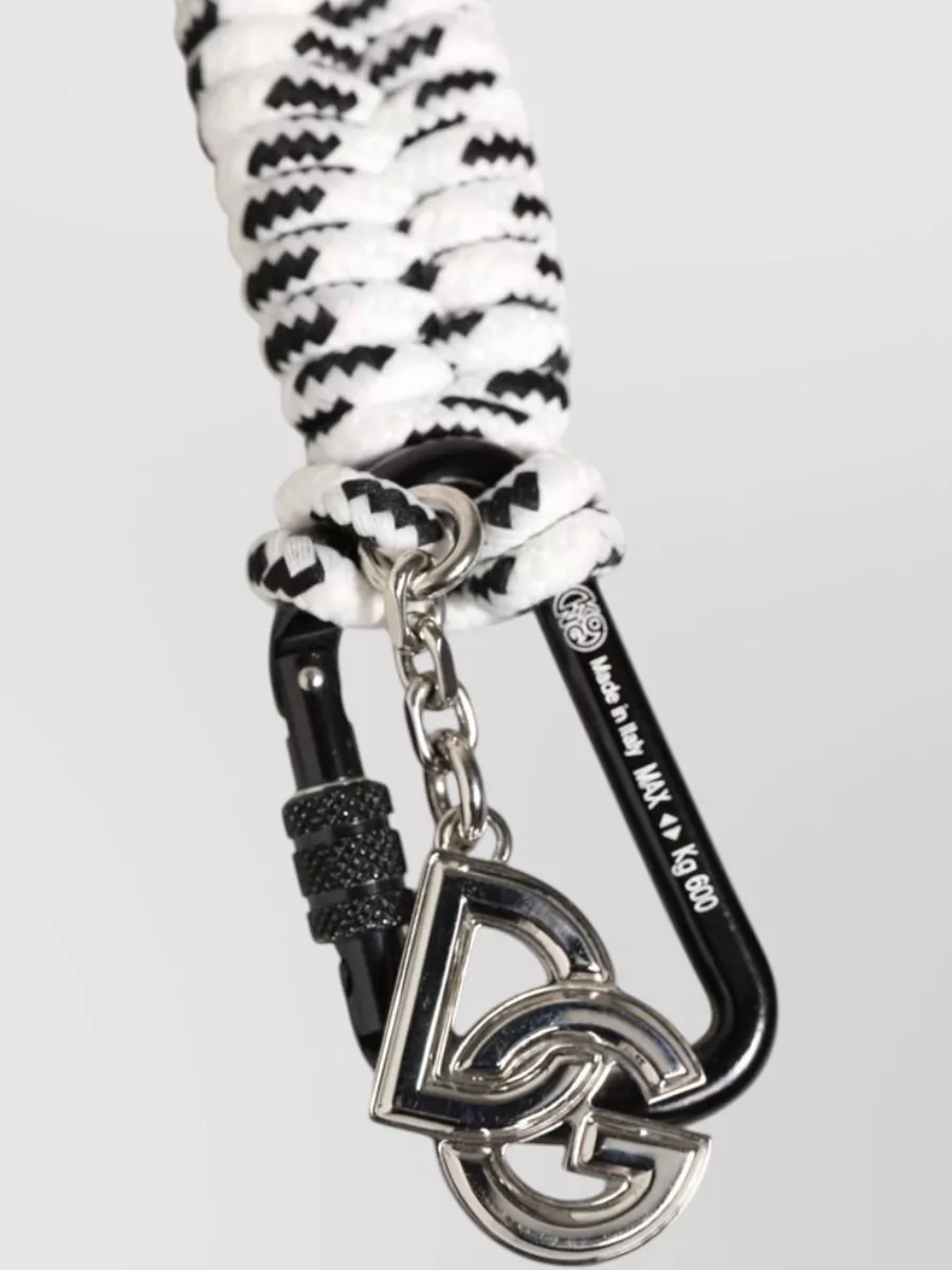 Dolce&Gabbana Polyester Logo Keychain