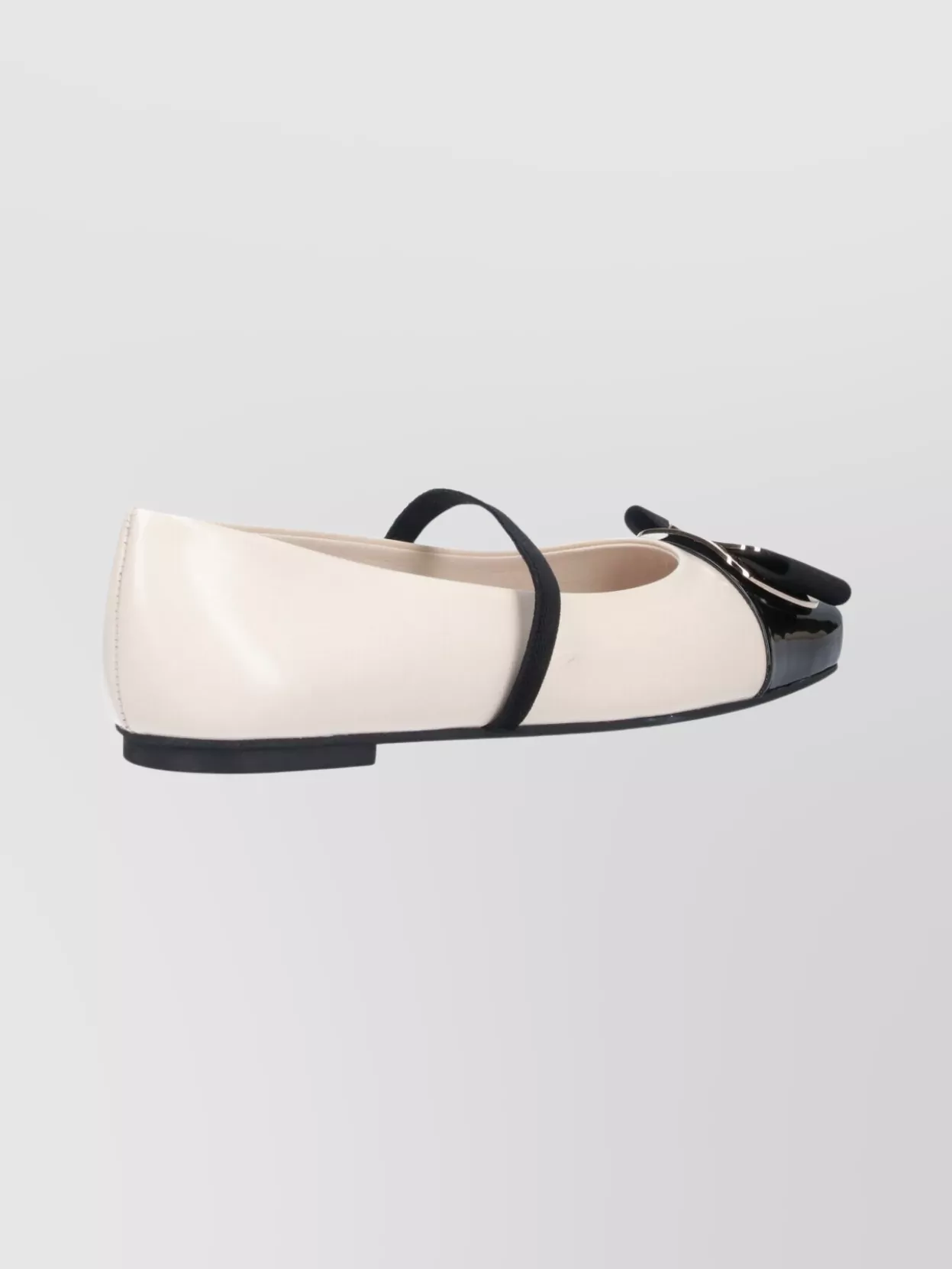 Ferragamo Two-Tone Ballerina Shoes Bow Detail