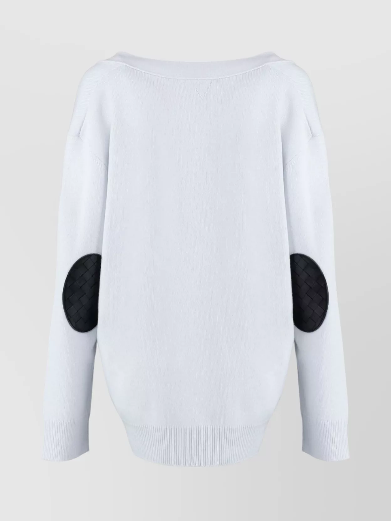 Bottega Veneta Cashmere Cardigan With Contrasting Elbow Patches
