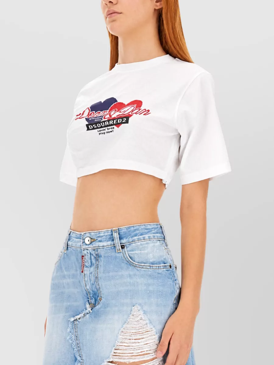 Dsquared2 Cropped T Shirt