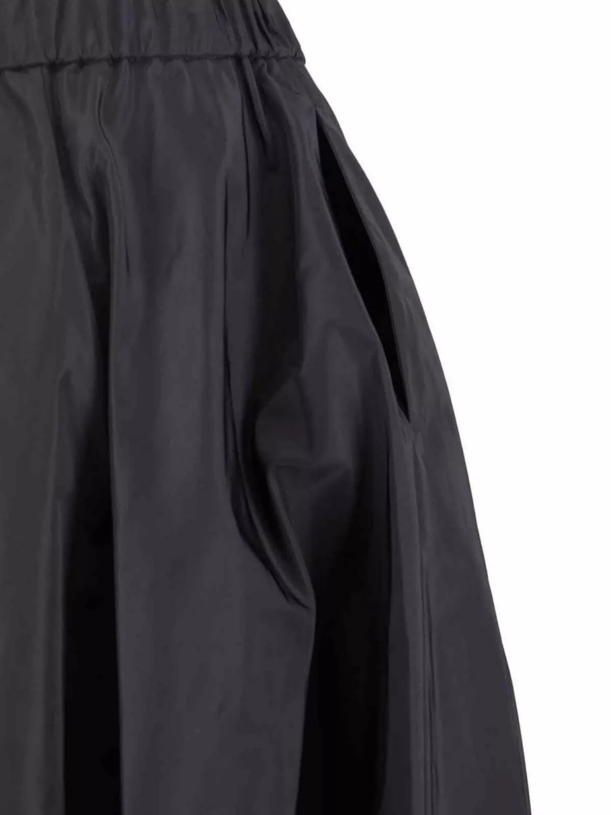 Aspesi Flared Midi Skirt Side Pockets In Black