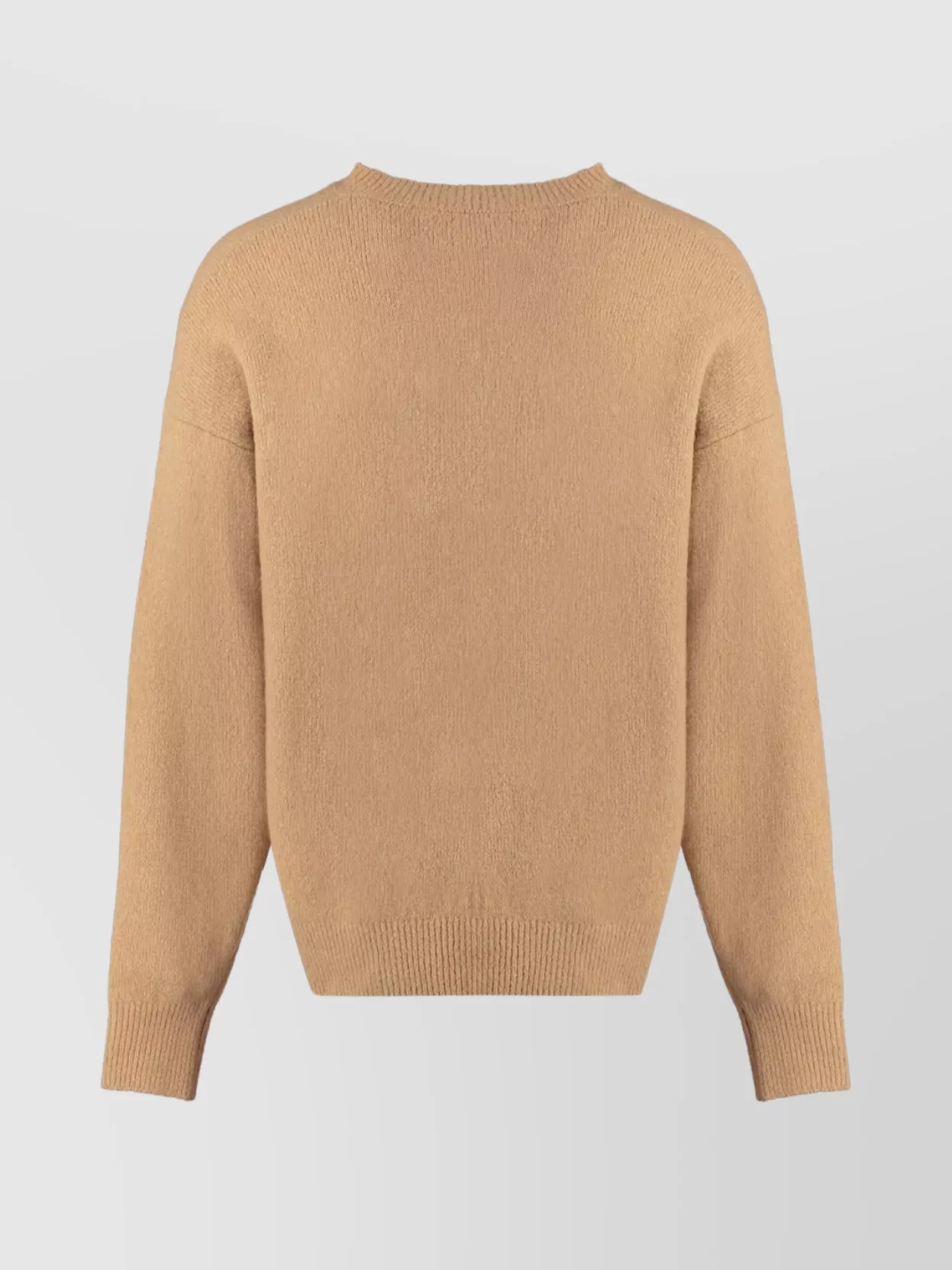 Palm Angels Ribbed Crew-Neck Logo Sweater With Long Sleeves