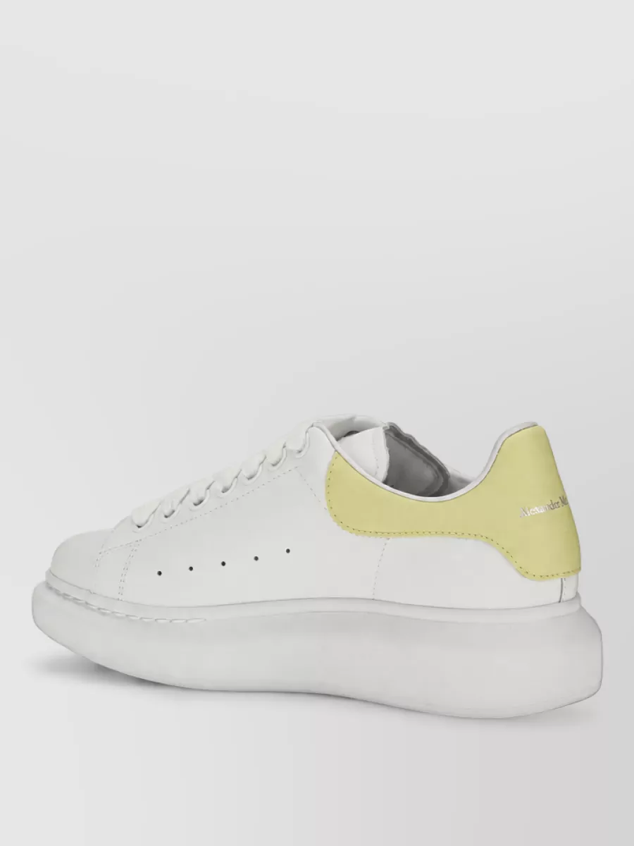 Alexander Mcqueen Leather Oversized Sneakers