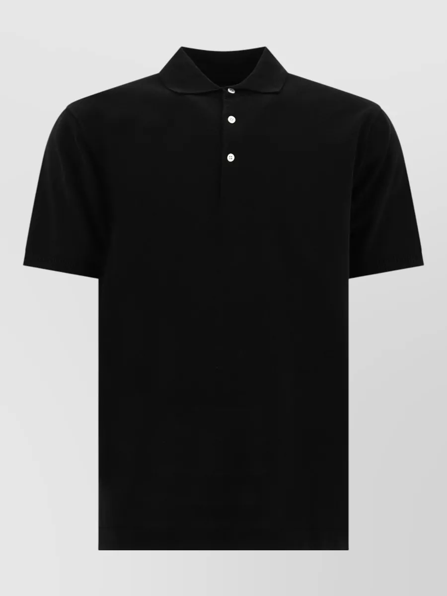 Beams Plus cotton polo shirt