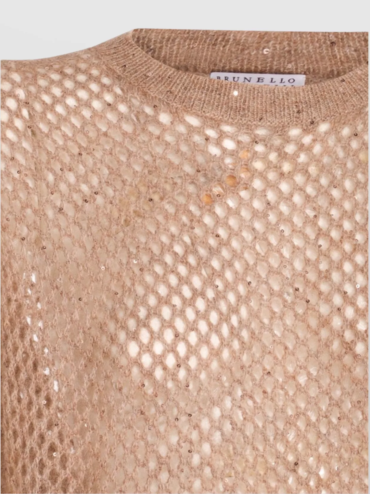 Brunello Cucinelli Crewneck Knitwear Sequin Embellishments