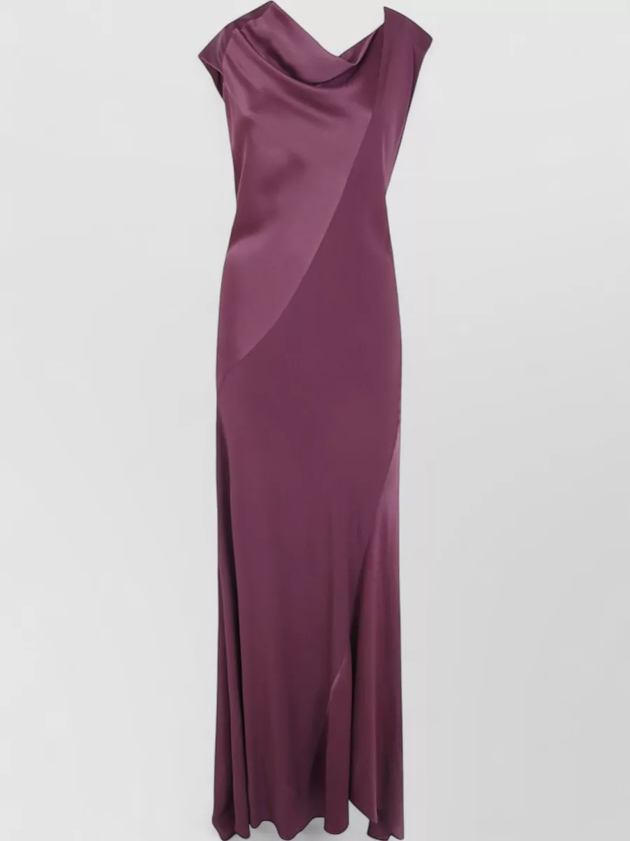 Alberta Ferretti satin maxi dress