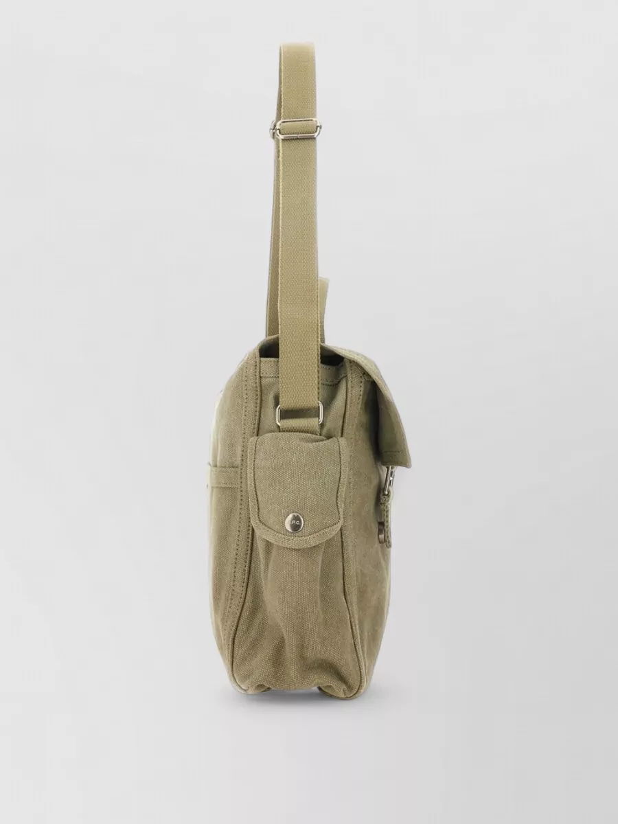 A.p.c. Logo-Print Shoulder Bag