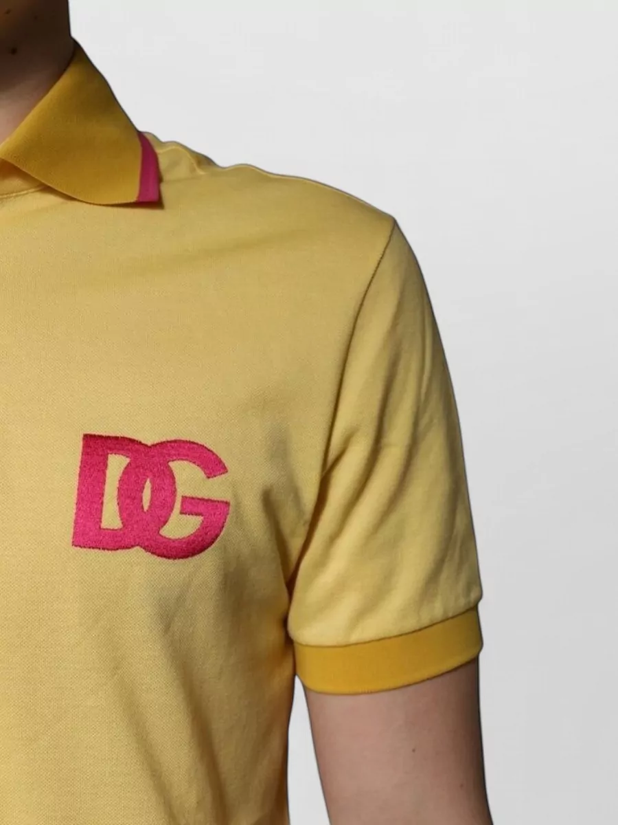Dolce&Gabbana Cotton Logo Polo Shirt