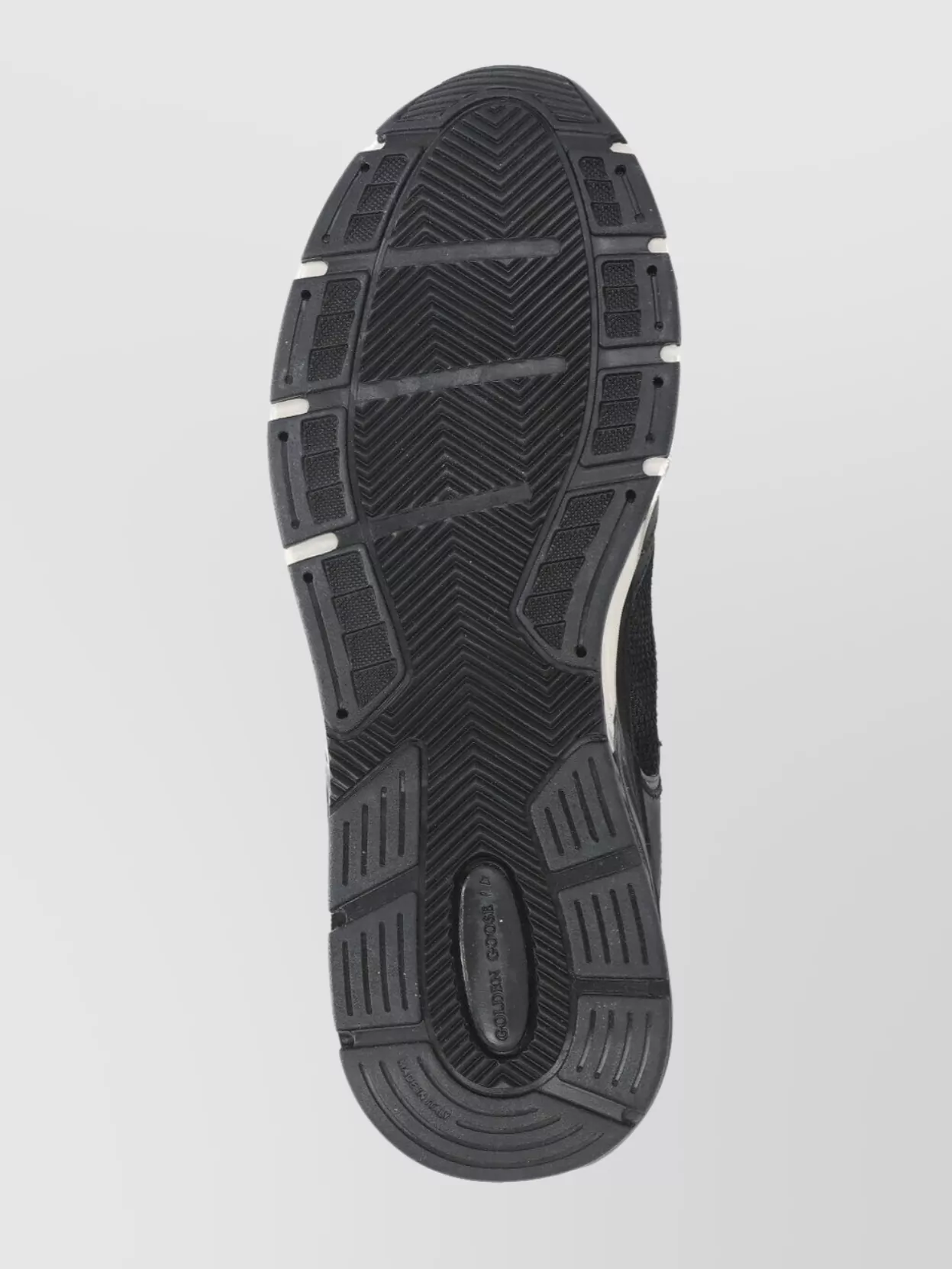 Golden Goose Black Leather And Mesh Running Dad Sneakers In Black