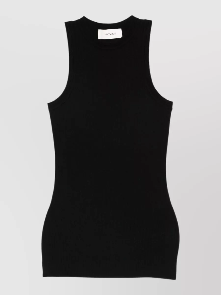 Lisa Yang Ribbed Sleeveless Mini Dress