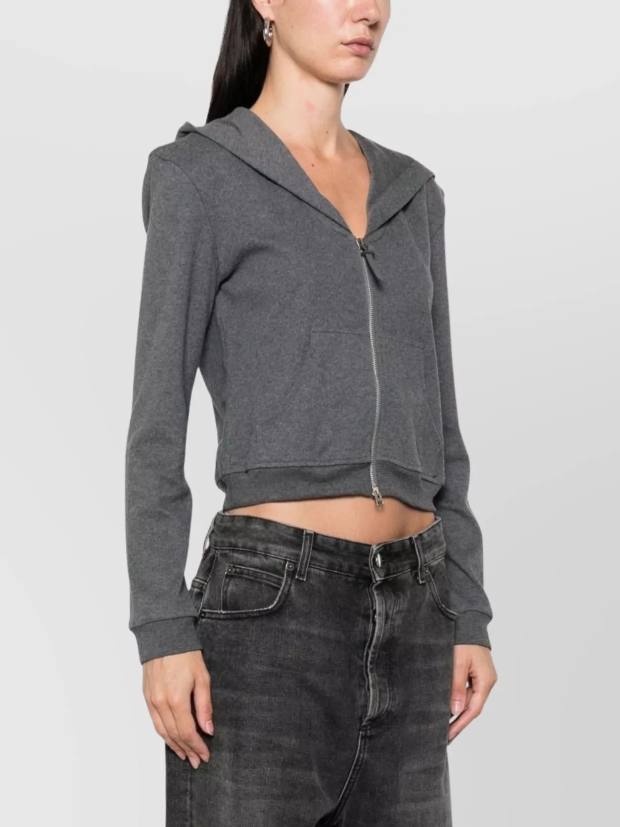 Tom Ford Hoodie Cotton Cropped Kangaroo Pockets