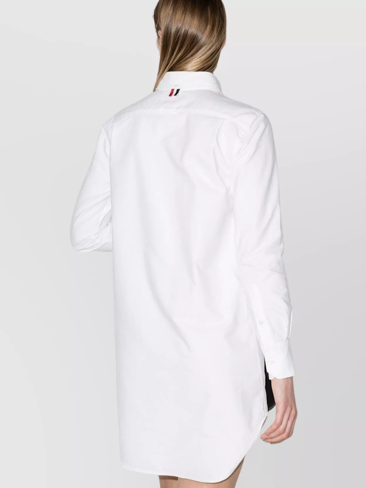 Thom Browne Oxford Cotton Mini Shirt Dress