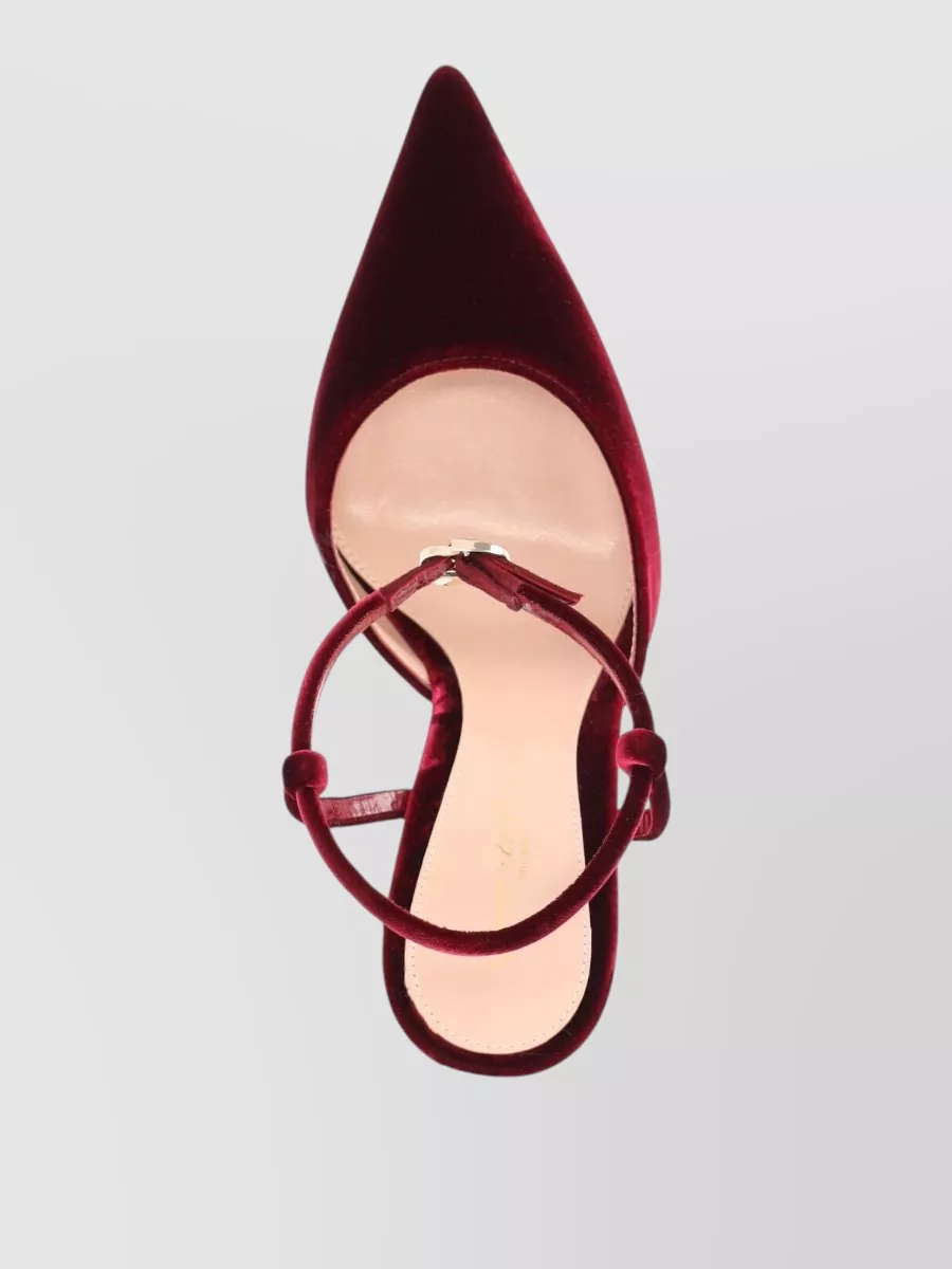 Gianvito Rossi Charlotte Pointed-Toe Pump With A Stiletto High Heel.