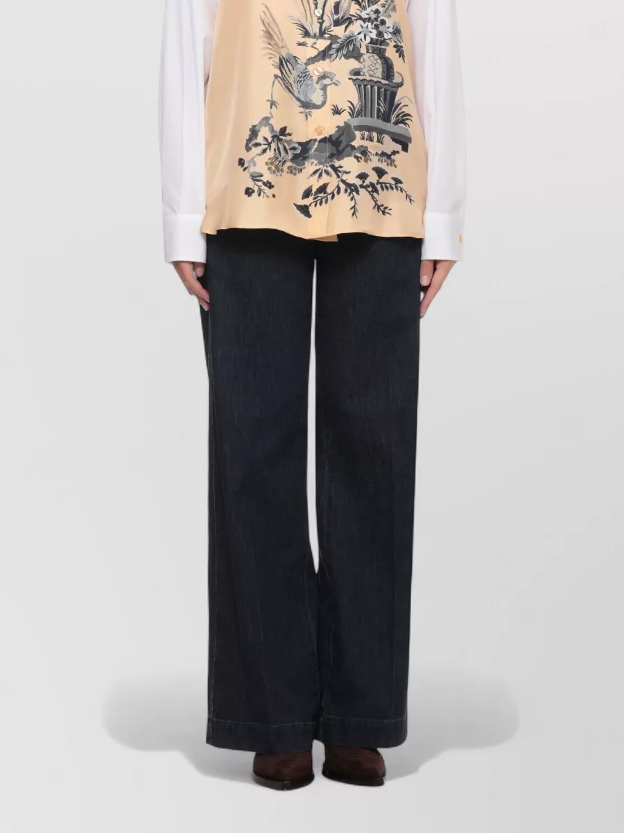 Etro Floral-Print Long-Sleeve Shirt