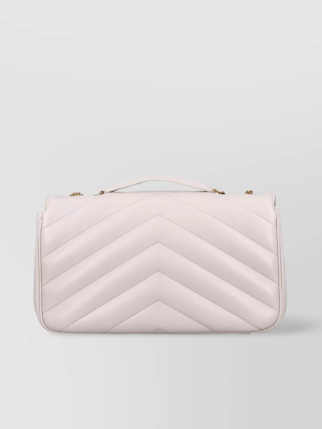 Saint Laurent Quilted Medium Shoulder Bag With Sliding Chain