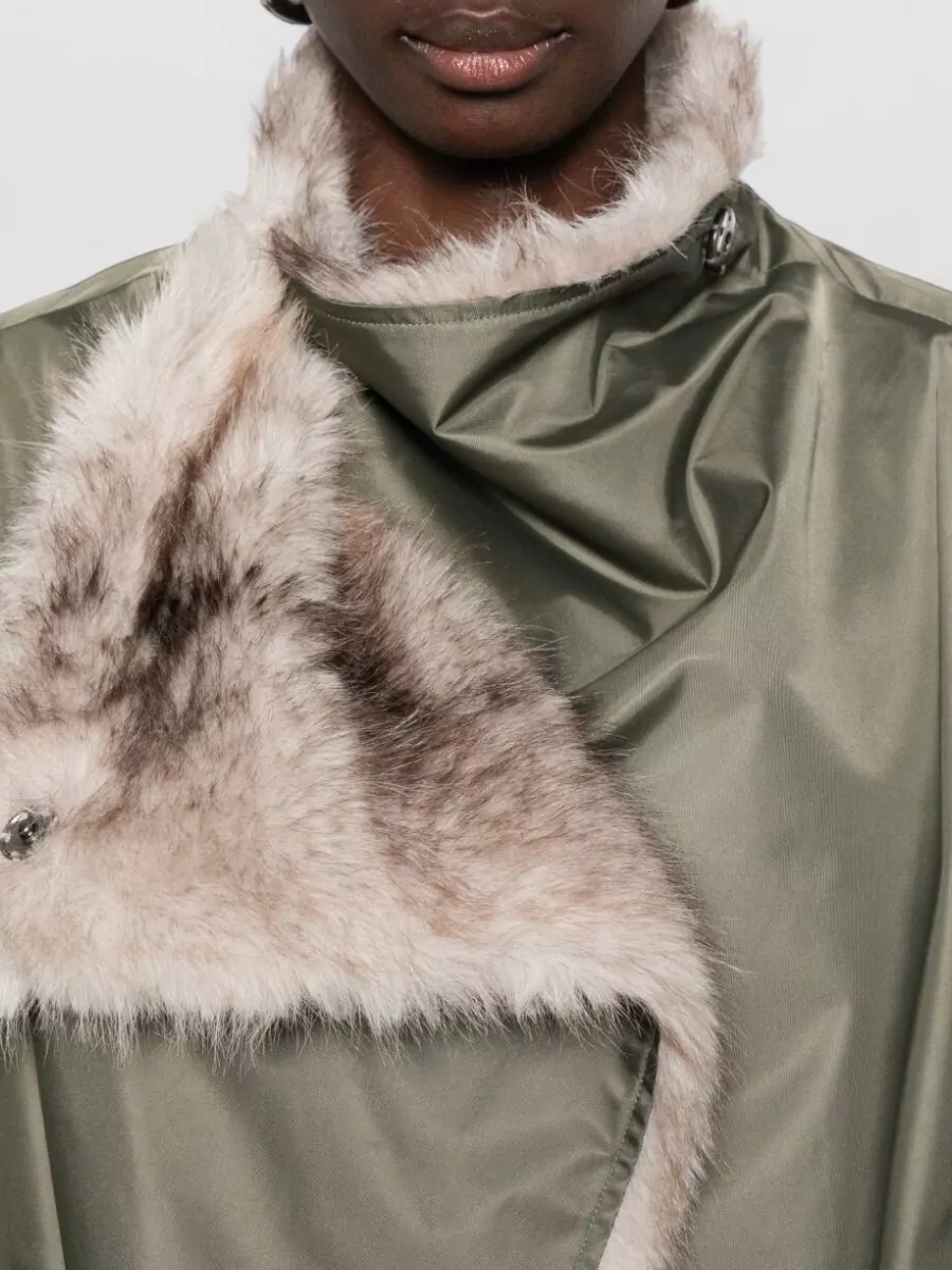 The Frankie Shop Reversible Faux Fur Bomber Jacket